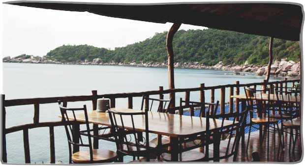 Restaurant  on top of the Rocks